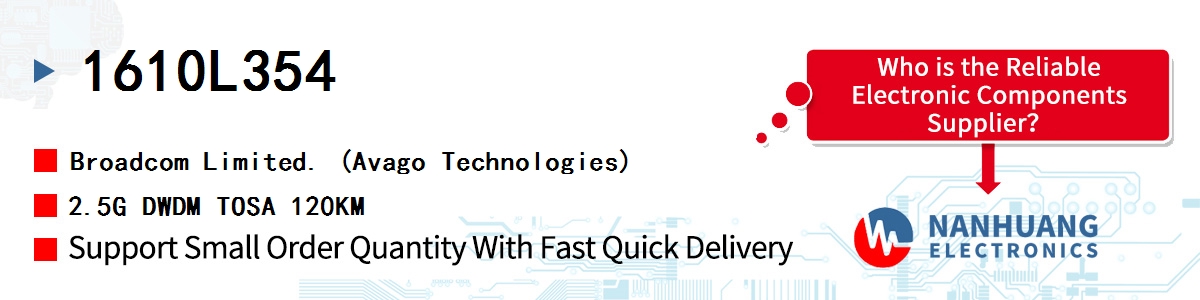 1610L354 AVAGO 2.5G DWDM TOSA 120KM