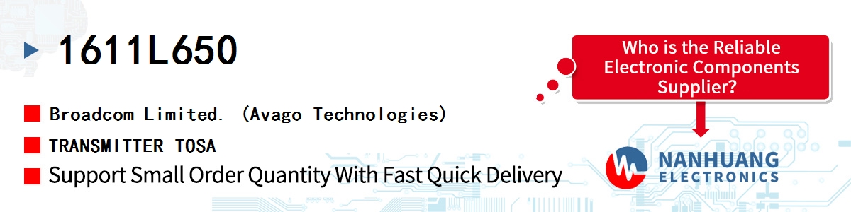 1611L650 AVAGO TRANSMITTER TOSA