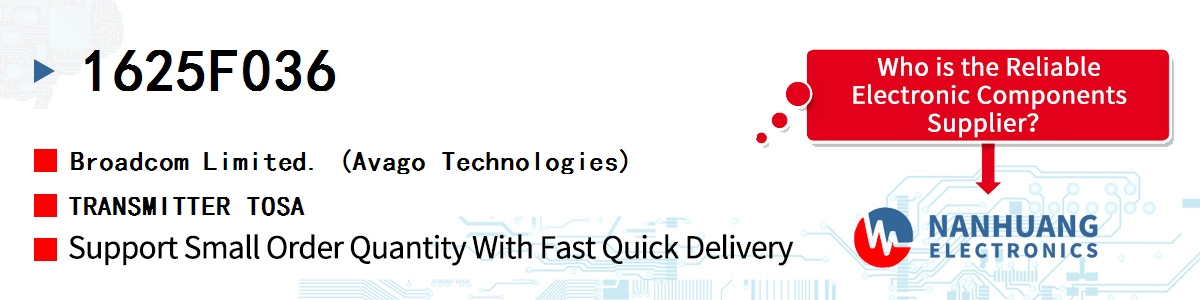 1625F036 AVAGO TRANSMITTER TOSA