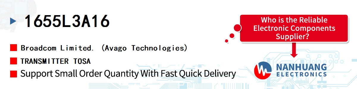 1655L3A16 AVAGO TRANSMITTER TOSA
