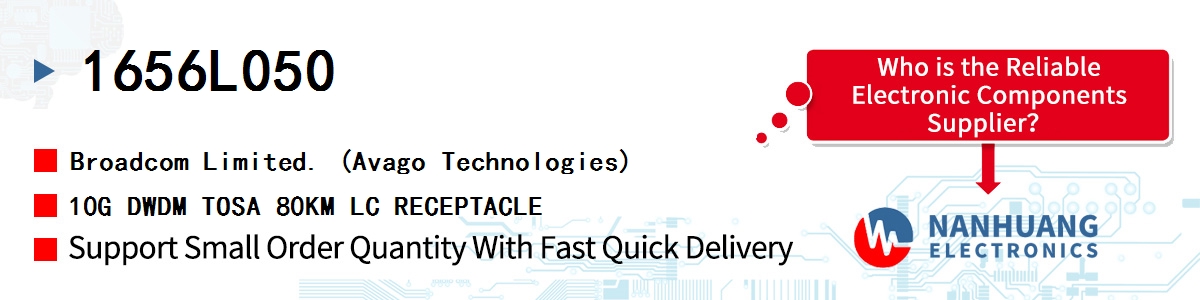 1656L050 AVAGO 10G DWDM TOSA 80KM LC RECEPTACLE