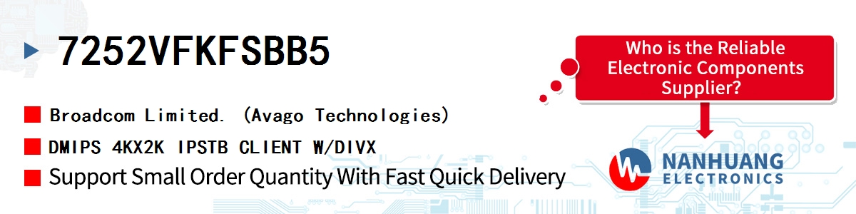 7252VFKFSBB5 AVAGO DMIPS 4KX2K IPSTB CLIENT W/DIVX