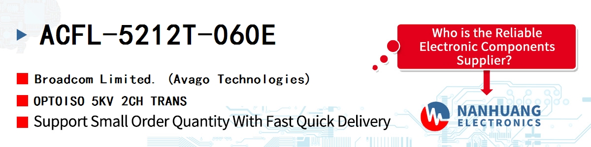ACFL-5212T-060E AVAGO OPTOISO 5KV 2CH TRANS