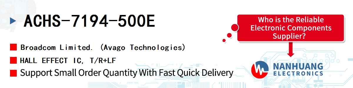 ACHS-7194-500E AVAGO HALL EFFECT IC, T/R+LF