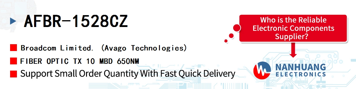 AFBR-1528CZ AVAGO FIBER OPTIC TX 10 MBD 650NM