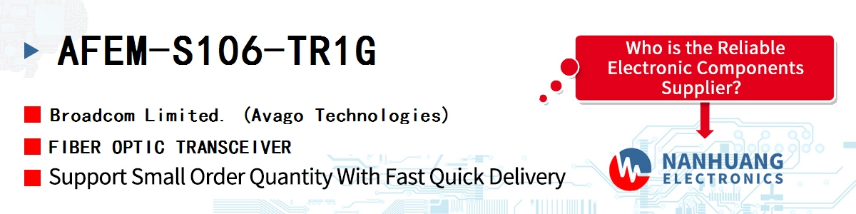 AFEM-S106-TR1G AVAGO FIBER OPTIC TRANSCEIVER
