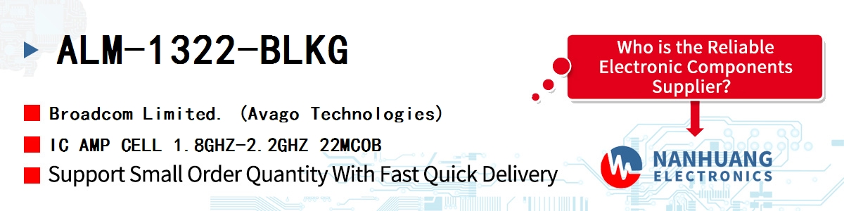 ALM-1322-BLKG AVAGO IC AMP CELL 1.8GHZ-2.2GHZ 22MCOB