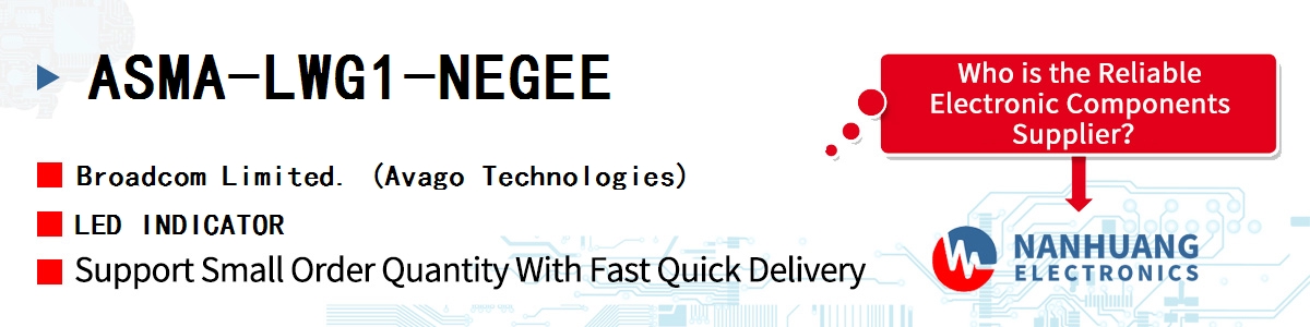 ASMA-LWG1-NEGEE AVAGO LED INDICATOR