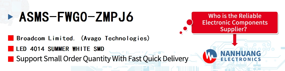 ASMS-FWG0-ZMPJ6 AVAGO LED 4014 SUMMER WHITE SMD