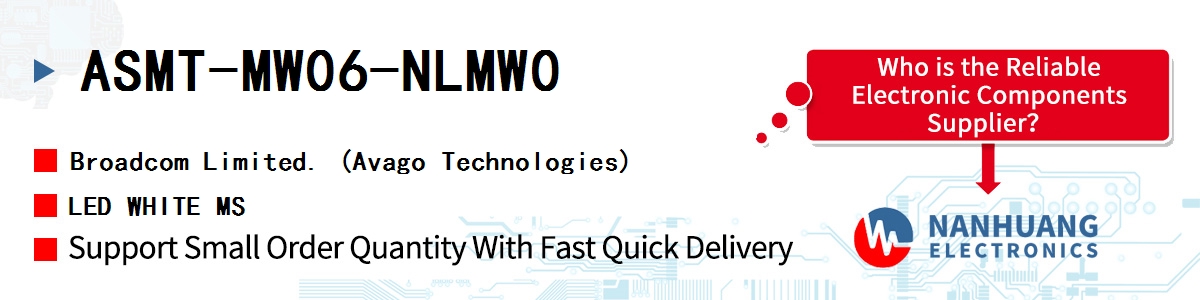ASMT-MW06-NLMW0 AVAGO LED WHITE MS