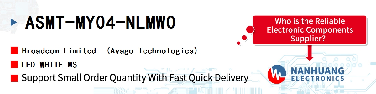 ASMT-MY04-NLMW0 AVAGO LED WHITE MS