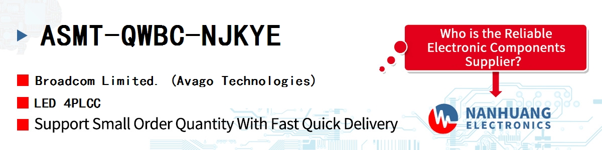 ASMT-QWBC-NJKYE AVAGO LED 4PLCC