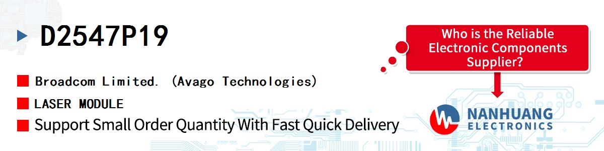 D2547P19 AVAGO LASER MODULE