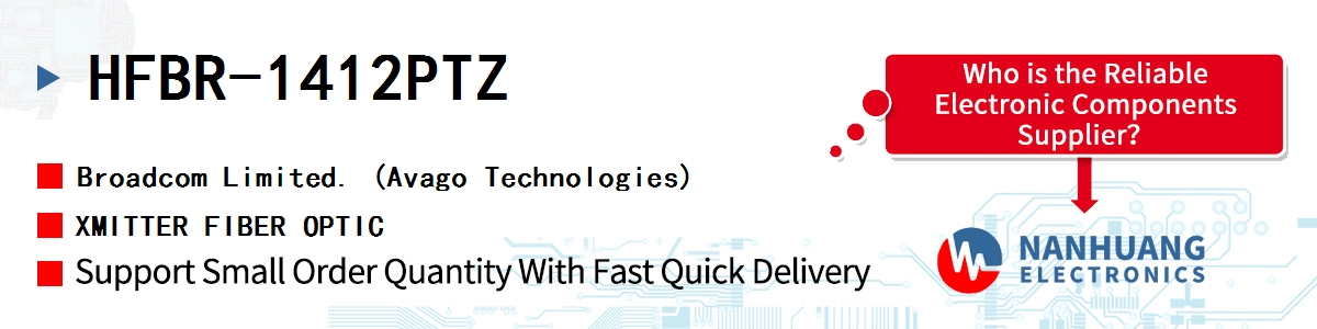 HFBR-1412PTZ AVAGO XMITTER FIBER OPTIC