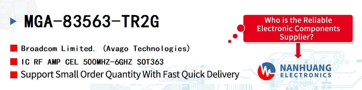 MGA-83563-TR2G AVAGO IC RF AMP CEL 500MHZ-6GHZ SOT363