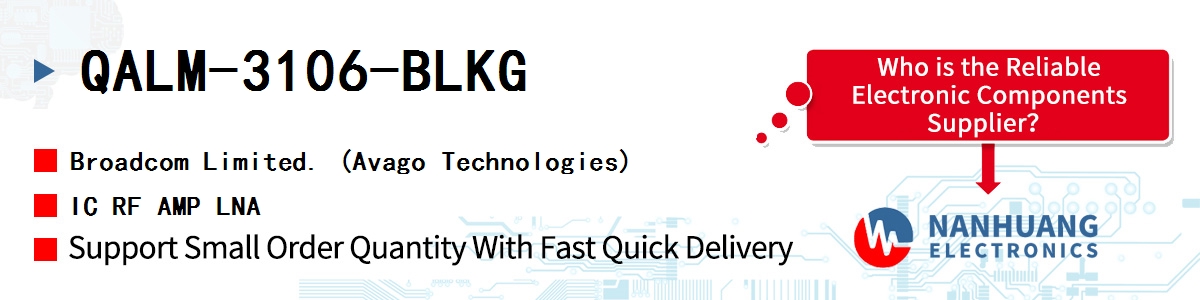 QALM-3106-BLKG AVAGO IC RF AMP LNA